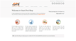 Desktop Screenshot of guestpostshop.com